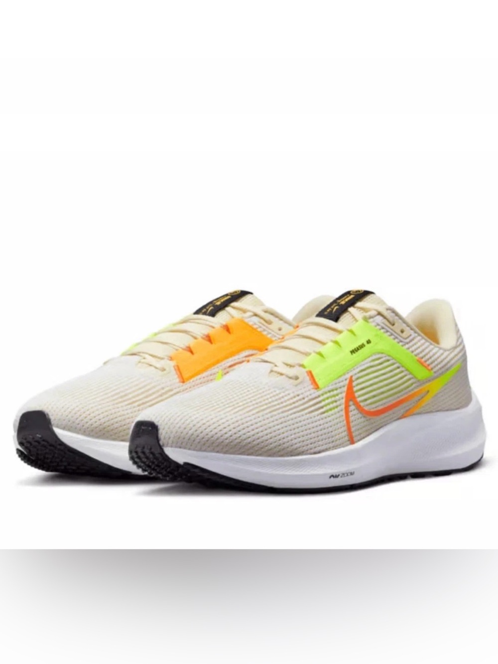 Nike Air Zoom Pegasus 40 Men's Shoes White Coconut Milk Multicolor DV3853 101